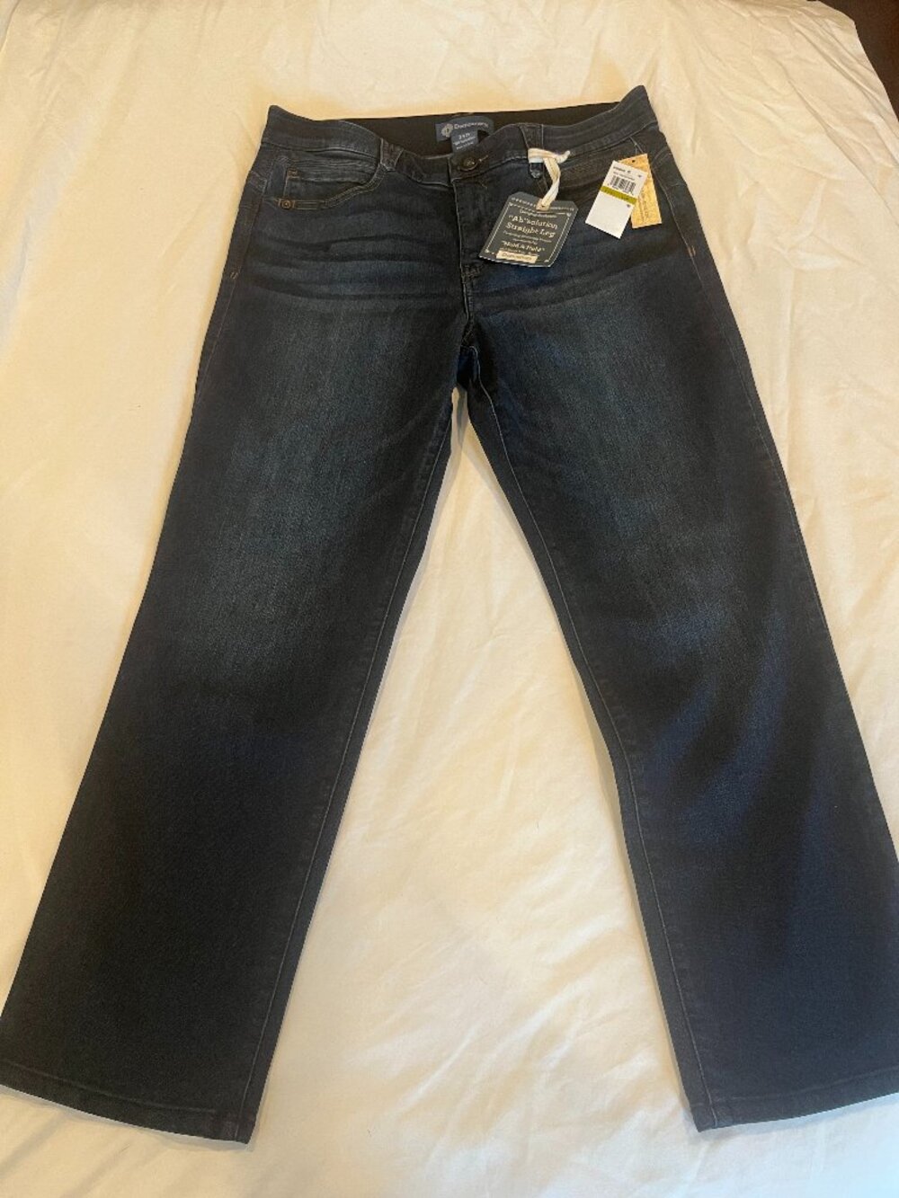 Democracy Women's Petite Ab Solution Straight Leg Jeans - 14P NWT - Picture 4 of 8